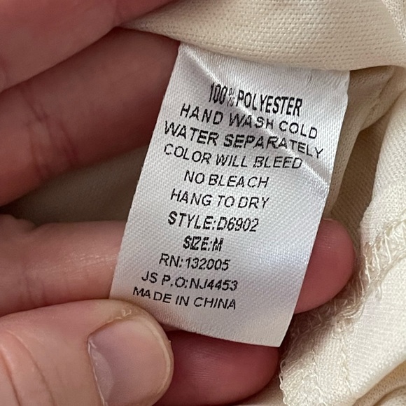 Entro nwt rust cream floral long sleeve dress - Picture 5 of 6